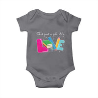 Inspirational Teacher Baby Onesie Not Just A Job Its Love - Wonder Print Shop