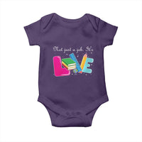 Inspirational Teacher Baby Onesie Not Just A Job Its Love - Wonder Print Shop