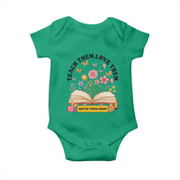 Teach Them Love Them Watch Them Grow Baby Onesie Inspirational Teacher Gift - Wonder Print Shop
