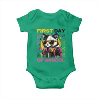 Funny Cat First Day Of School Baby Onesie Back To School Gift For Kids - Wonder Print Shop