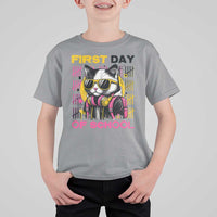 Funny Cat First Day Of School T Shirt For Kid Back To School Gift For Kids - Wonder Print Shop
