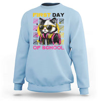 Funny Cat First Day Of School Sweatshirt Back To School Gift For Kids - Wonder Print Shop