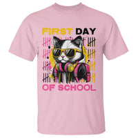 Funny Cat First Day Of School T Shirt Back To School Gift For Kids - Wonder Print Shop