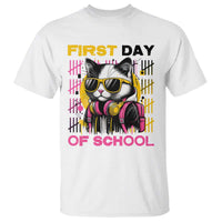 Funny Cat First Day Of School T Shirt Back To School Gift For Kids - Wonder Print Shop