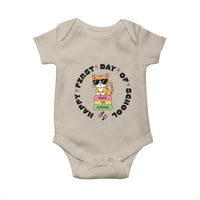 Cat Happy First Day Of School Baby Onesie Back To School Gift For Kids - Wonder Print Shop