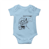 Back To school Baby Onesie Funny Teacher Teaching Cat Lover Gift - Wonder Print Shop