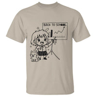 Back To school T Shirt Funny Teacher Teaching Cat Lover Gift - Wonder Print Shop