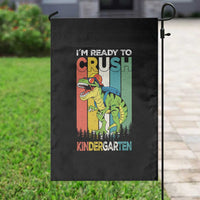 Funny Dinosaur Im Ready To Crush Kindergarten Gift Garden Flag - Wonder Print Shop