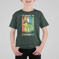 Funny Dinosaur Im Ready To Crush Kindergarten Gift T Shirt For Kid - Wonder Print Shop