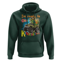 Im Ready To Crush Kindergarten Hoodie Dinosaur Driving Truck Gift - Wonder Print Shop