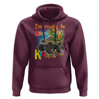 Im Ready To Crush Kindergarten Hoodie Dinosaur Driving Truck Gift - Wonder Print Shop