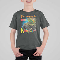 Im Ready To Crush Kindergarten T Shirt For Kid Dinosaur Driving Truck Gift - Wonder Print Shop