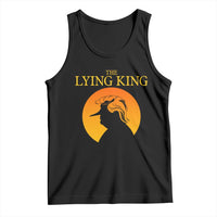 Funny The Lying King Long Nose Silhouette Tank Top Vintage Political Satire Statement Gift
