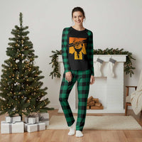 The Lying King Political Satire Plaid Pajama Set Funny Bold Sarcastic Statement Gift