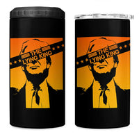 The Lying King Political Satire 4 in 1 Can Cooler Tumbler Funny Bold Sarcastic Statement Gift