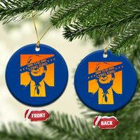 The Lying King Political Satire Ceramic Ornament Funny Bold Sarcastic Statement Gift