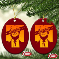 The Lying King Political Satire Ceramic Ornament Funny Bold Sarcastic Statement Gift