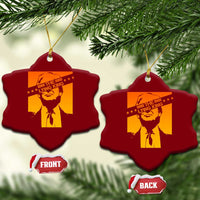 The Lying King Political Satire Ceramic Ornament Funny Bold Sarcastic Statement Gift