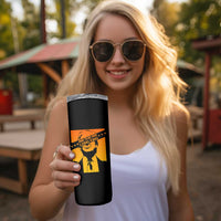 The Lying King Political Satire Skinny Tumbler Funny Bold Sarcastic Statement Gift