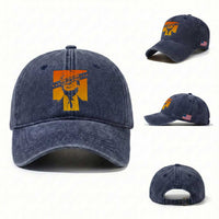 The Lying King Political Satire Washed Cotton Baseball Cap Funny Bold Sarcastic Statement Gift