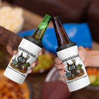 Gardening Because Murder Is Wrong 4 in 1 Can Cooler Tumbler Funny Black Cat Gardener Gift - Wonder Print Shop