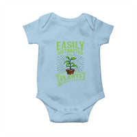 Easily Distracted By Plants Baby Onesie Funny Gardening Lover Gift - Wonder Print Shop