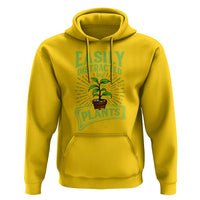 Easily Distracted By Plants Hoodie Funny Gardening Lover Gift - Wonder Print Shop