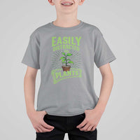 Easily Distracted By Plants T Shirt For Kid Funny Gardening Lover Gift - Wonder Print Shop