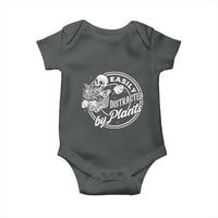Easily Distracted By Plants Skeleton Baby Onesie Funny Gardener Plant Lover - Wonder Print Shop