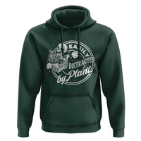 Easily Distracted By Plants Skeleton Hoodie Funny Gardener Plant Lover - Wonder Print Shop