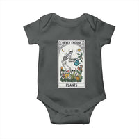 Funny Never Enough Plants Gardening Skeleton Baby Onesie Plant Lover Gift Tarot Card Graphic - Wonder Print Shop
