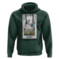 Funny Never Enough Plants Gardening Skeleton Hoodie Plant Lover Gift Tarot Card Graphic - Wonder Print Shop