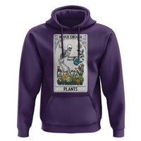 Funny Never Enough Plants Gardening Skeleton Hoodie Plant Lover Gift Tarot Card Graphic - Wonder Print Shop