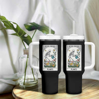 Funny Never Enough Plants Gardening Skeleton Tumbler With Handle Plant Lover Gift Tarot Card Graphic - Wonder Print Shop