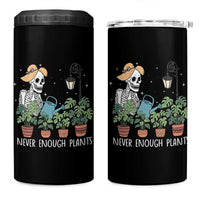 Skeleton Monstera Lover 4 in 1 Can Cooler Tumbler Never Enough Plants - Wonder Print Shop