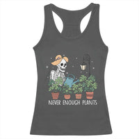 Skeleton Monstera Lover Racerback Tank Top Never Enough Plants - Wonder Print Shop