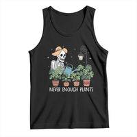 Skeleton Monstera Lover Tank Top Never Enough Plants - Wonder Print Shop