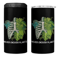 Monstera Plant Body Skeleton 4 in 1 Can Cooler Tumbler Never Enough Plants - Wonder Print Shop