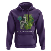 Monstera Plant Body Skeleton Hoodie Never Enough Plants - Wonder Print Shop