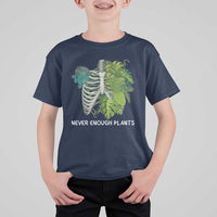 Monstera Plant Body Skeleton T Shirt For Kid Never Enough Plants - Wonder Print Shop