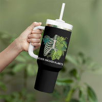 Monstera Plant Body Skeleton Tumbler With Handle Never Enough Plants - Wonder Print Shop