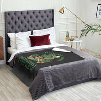Just One More Monstera Throw Blanket Skeleton Plant Lover Gift - Wonder Print Shop