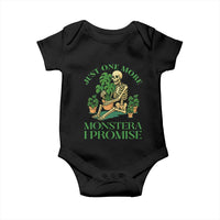 Just One More Monstera Baby Onesie Skeleton Plant Lover Gift - Wonder Print Shop