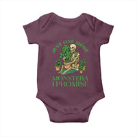 Just One More Monstera Baby Onesie Skeleton Plant Lover Gift - Wonder Print Shop