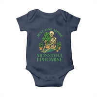 Just One More Monstera Baby Onesie Skeleton Plant Lover Gift - Wonder Print Shop