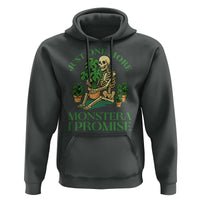Just One More Monstera Hoodie Skeleton Plant Lover Gift - Wonder Print Shop