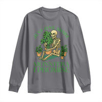Just One More Monstera Long Sleeve Shirt Skeleton Plant Lover Gift - Wonder Print Shop