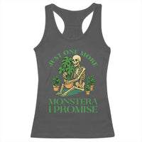 Just One More Monstera Racerback Tank Top Skeleton Plant Lover Gift - Wonder Print Shop