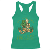 Just One More Monstera Racerback Tank Top Skeleton Plant Lover Gift - Wonder Print Shop
