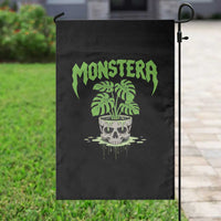Monstera Lover Houseplant Gift Garden Flag Skull Plant Pot Graphic - Wonder Print Shop